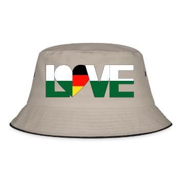 cœur d’amour Saxe Allemagne pays d’origine - Bob - kaki/noir - Devant