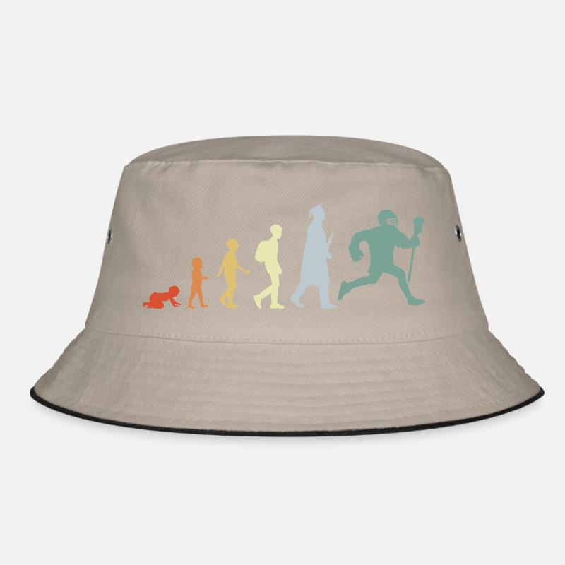 Evolution of a Lacrosse Player Bucket Hat