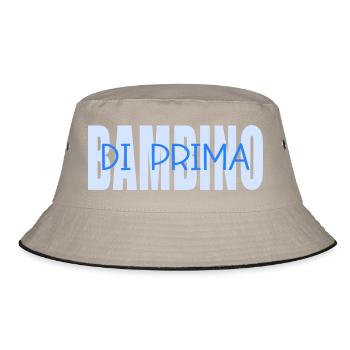 Bambino Figlio Prima, Italien - Bucket Hat - Khaki/Schwarz - Vorne