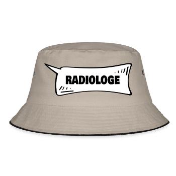 Radiologe - Bucket Hat - Khaki/Schwarz - Vorne