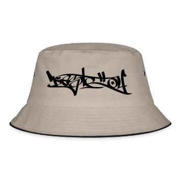 Destroy - Bucket Hat - khaki/black - Front