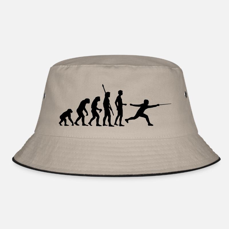 evolution_fechter_b Bucket Hat