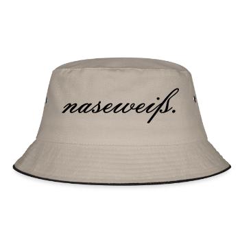 naseweiß - Bucket Hat - Khaki/Schwarz - Vorne