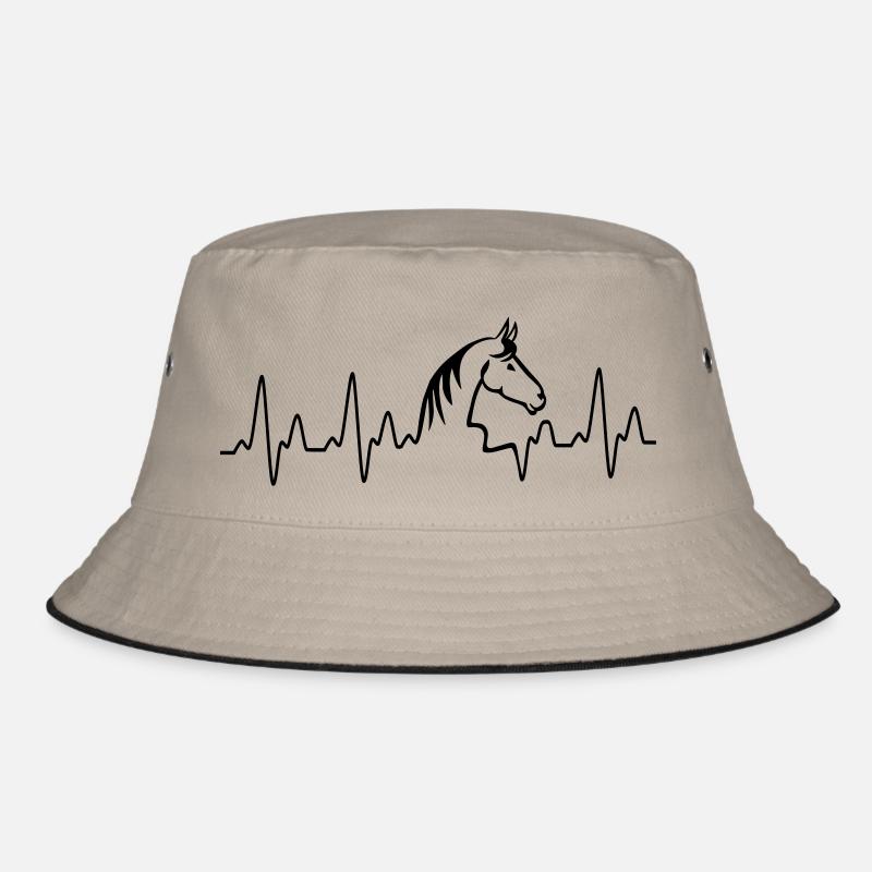 Herzschlag Pferd HD Bucket Hat