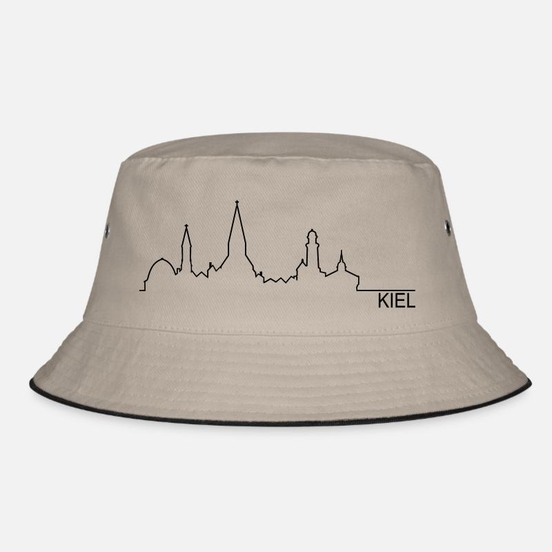 Skyline Kiel Silhouette Name Bucket Hat