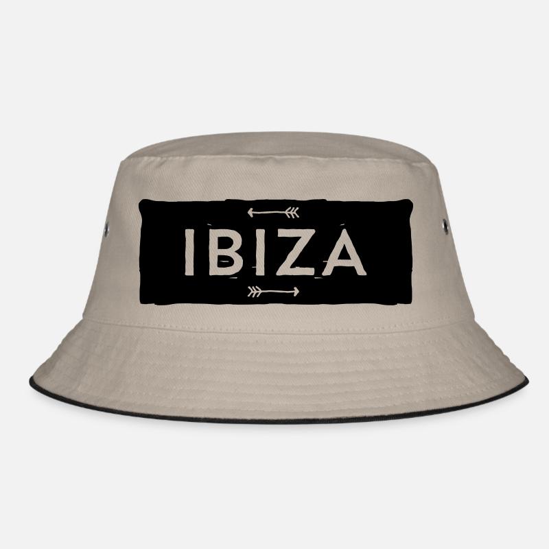 Ibiza - Bucket Hat - Khaki/Schwarz