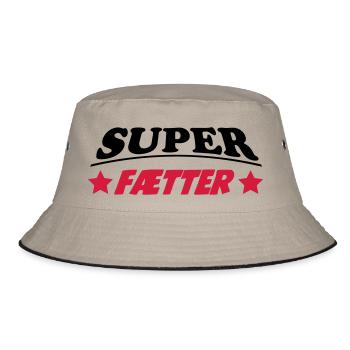 Super faetter 222 - Bucket Hat - khaki/black - Front