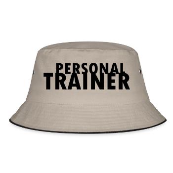 Personal trainer - Bucket Hat - khaki/black - Front