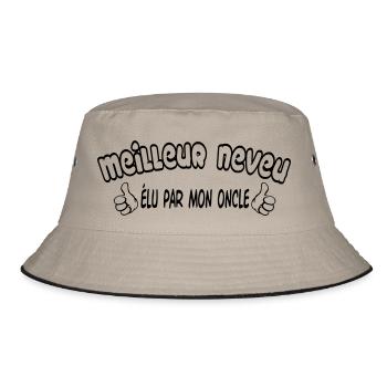 BEST Nephew - Bucket Hat - khaki/black - Front