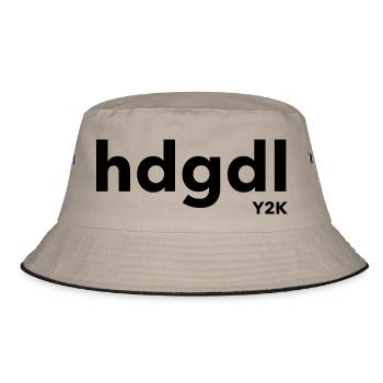 hdgdl Y2K schwarz - Bucket Hat - Khaki/Schwarz - Vorne