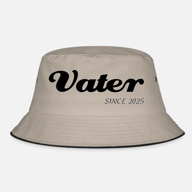 Father since 2025 - Bucket Hat - khaki/black