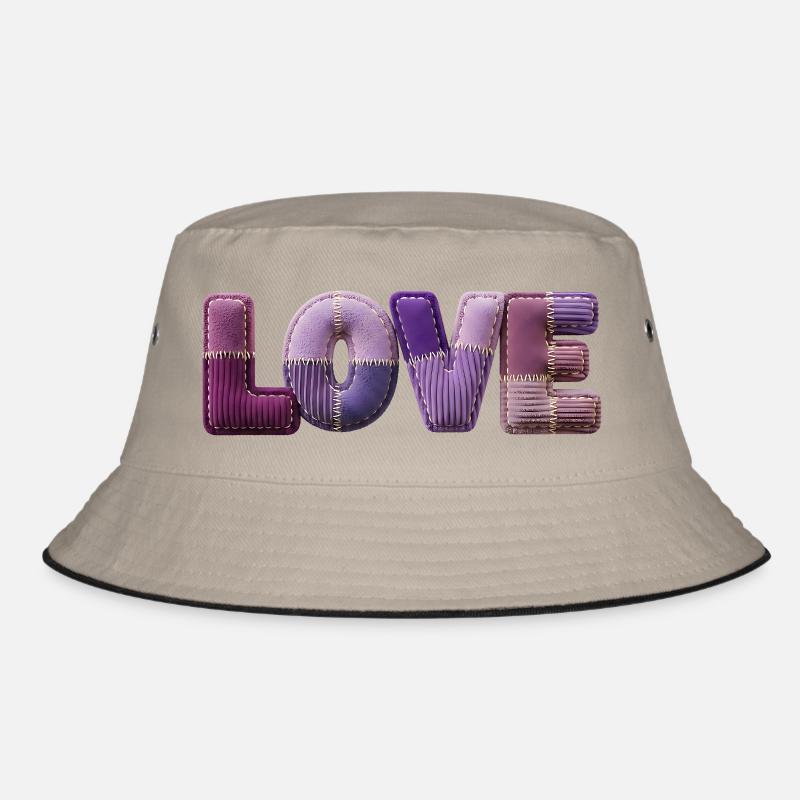 J’adore le look patchwork en tissu 3D en lettres Bob