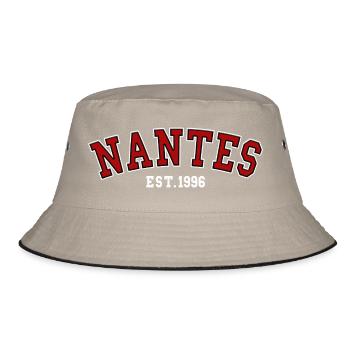 Nantes Est. 1996 - Bucket Hat - khaki/black - Front