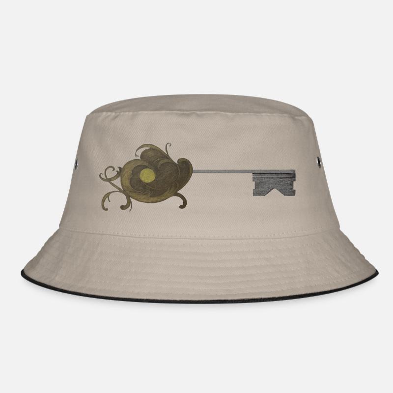 Ornate Rococo Key Bucket Hat