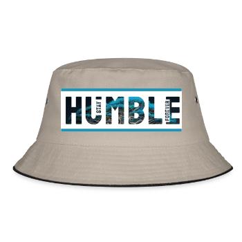 Humble Ocean Tropic Fins - Bucket Hat - khaki/black - Front