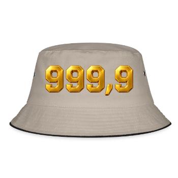 Or fin 999,9 - Bob - kaki/noir - Devant
