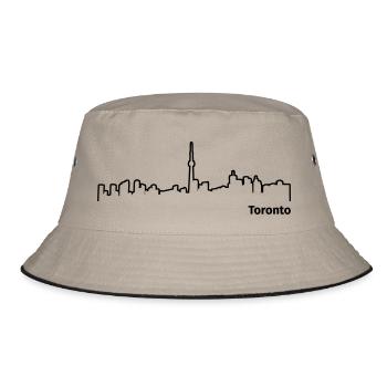 Toronto - Bucket Hat - khaki/black - Front