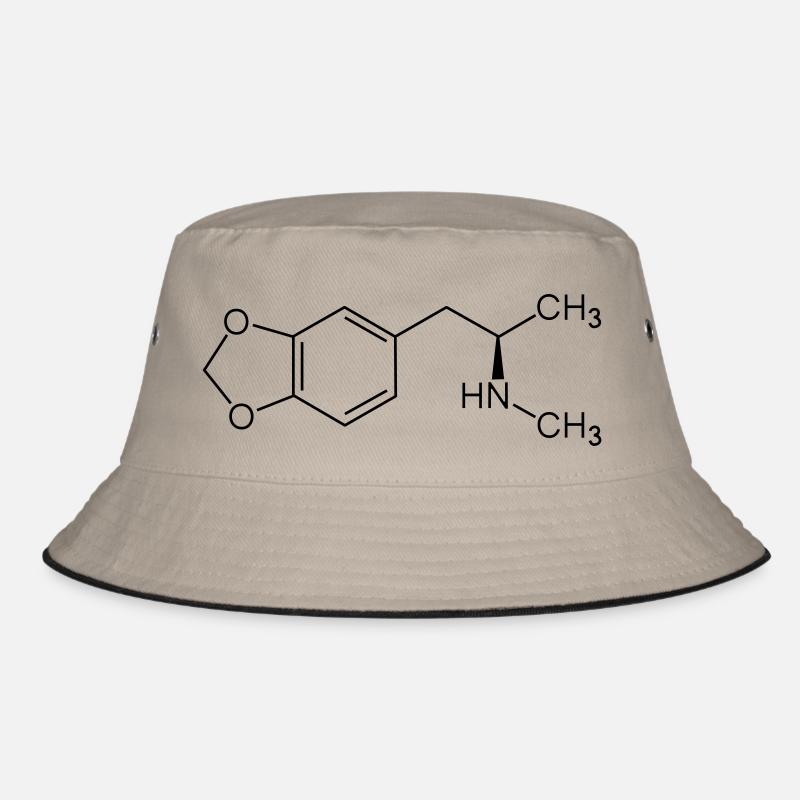 MDMA Molecule Bucket Hat