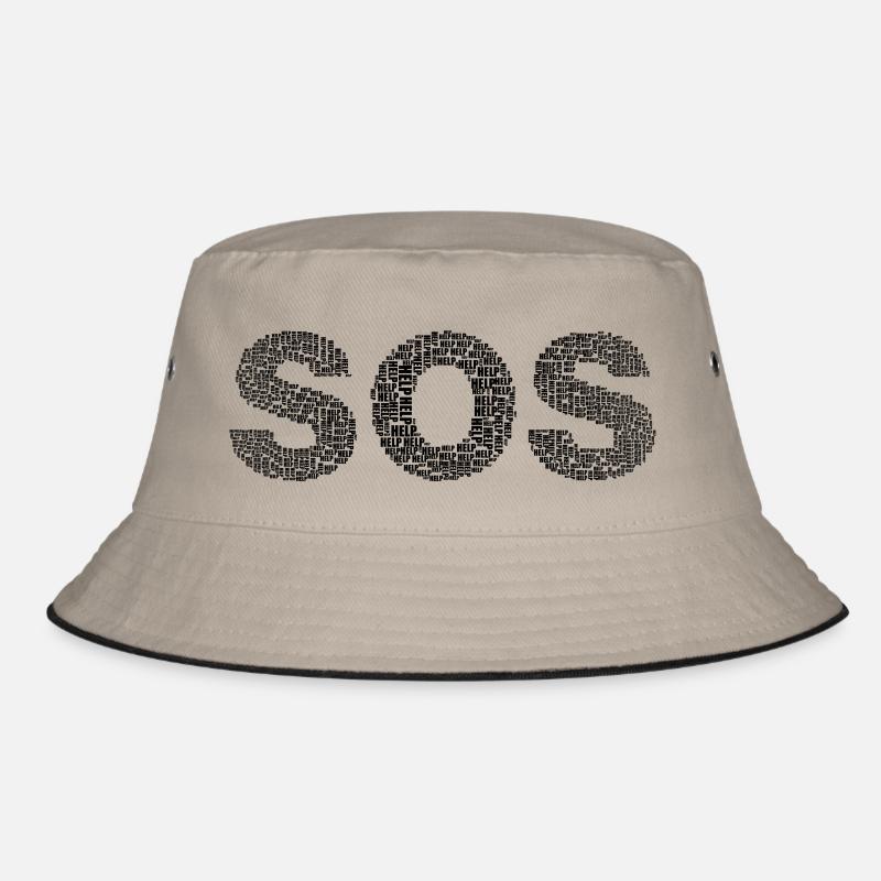 SOS! écrit avec le mot « Aide » Bob