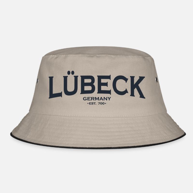 Lübeck - Bucket Hat - Khaki/Schwarz