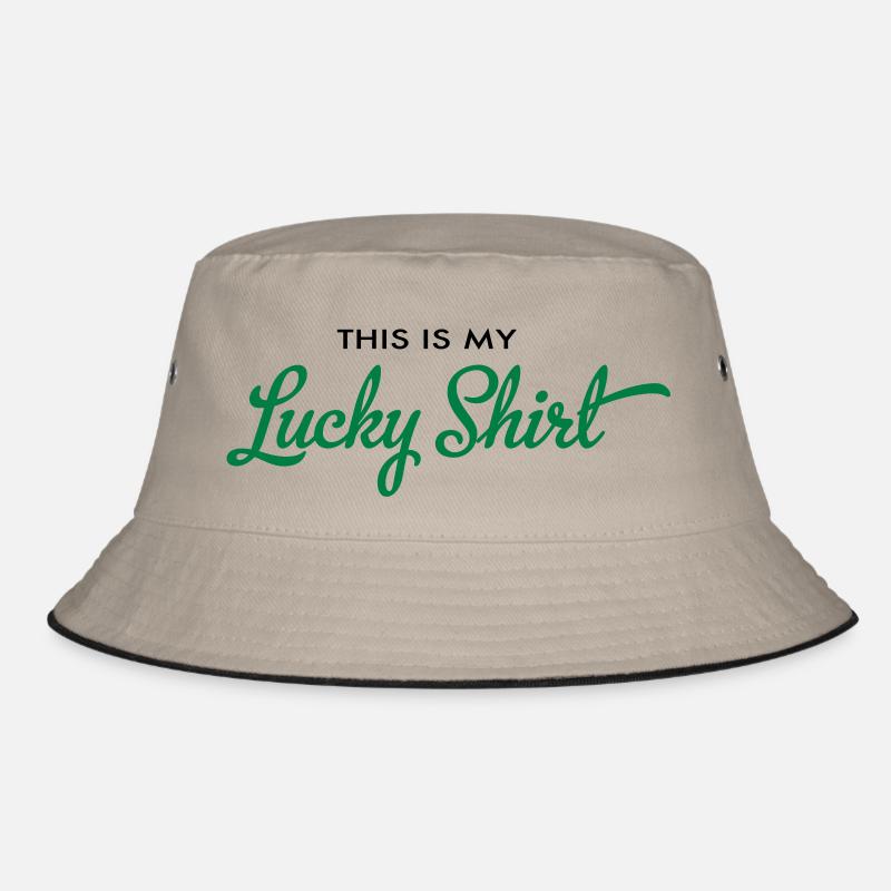 Glück - Bucket Hat - Khaki/Schwarz