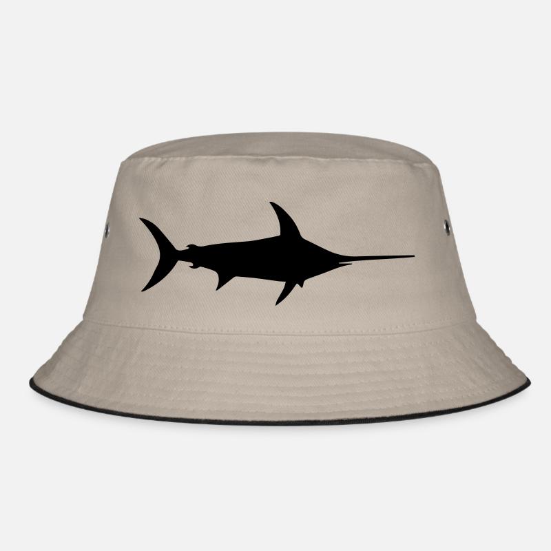 Swordfish ocean fish dolphin Bucket Hat