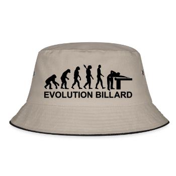 Billard - Bucket Hat - Khaki/Schwarz - Vorne