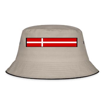 Drapeau du Danemark - Bob - kaki/noir - Devant
