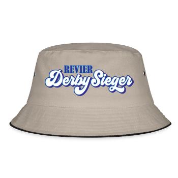 Farben änderbar | Revier Derbysieger - Bucket Hat - Khaki/Schwarz - Vorne