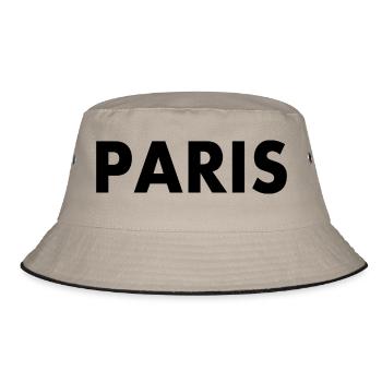 Paris - Bucket Hat - khaki/black - Front