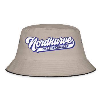 Nordkurve Gelsenkirchen | Farbe änderbar - Bucket Hat - Khaki/Schwarz - Vorne