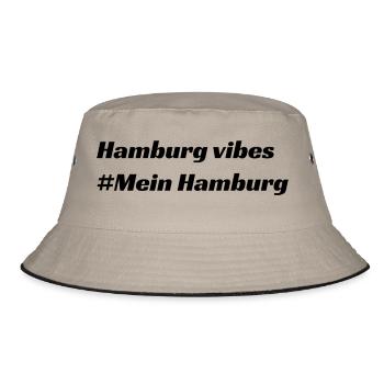 Hamburg - Bucket Hat - Khaki/Schwarz - Vorne