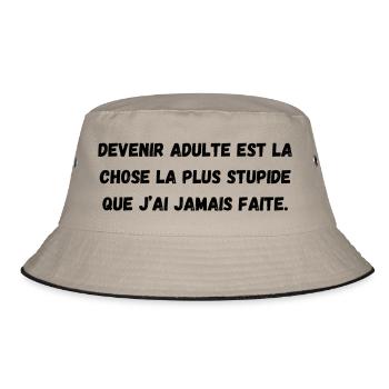 adulte - Bob - kaki/noir - Devant