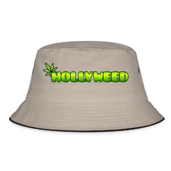 Hollyweed - Bucket Hat - khaki/black - Front