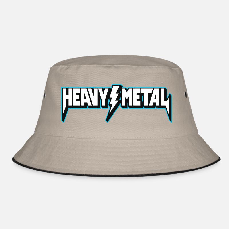 Heavy Metal Lightning Logo Tee Bucket Hat