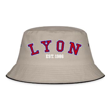 Lyon gegründet 1986 - Bucket Hat - Khaki/Schwarz - Vorne