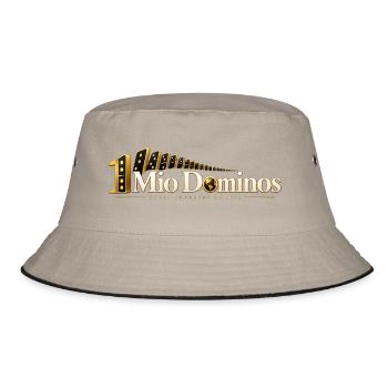 Mio Dominos Welt Dominos - Bucket Hat - Khaki/Schwarz - Vorne