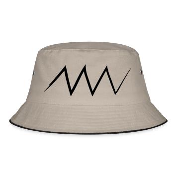 Rogue tines 1c Vicious Dog - Bucket Hat - khaki/black - Front