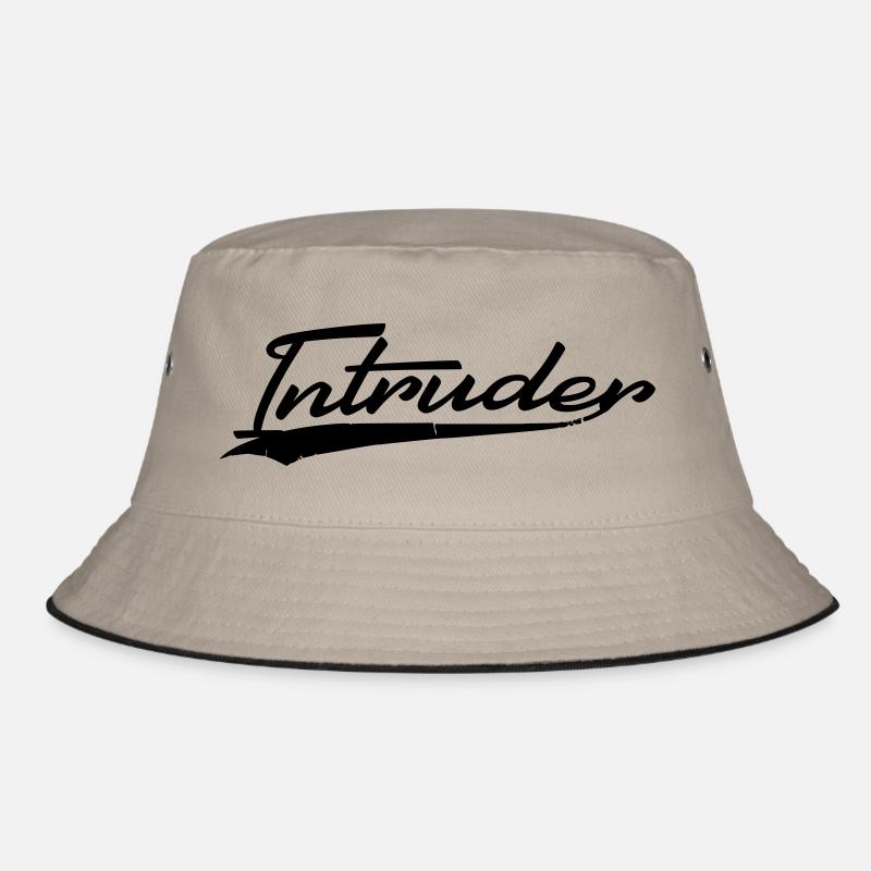 intruder - Bucket Hat - Khaki/Schwarz