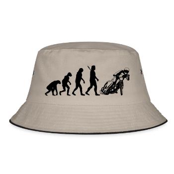Speedway - Bucket Hat - Khaki/Schwarz - Vorne