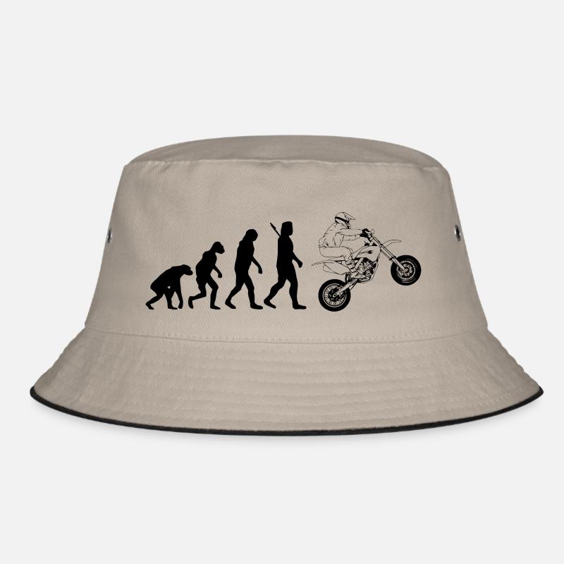 Supermoto - Bucket Hat - Khaki/Schwarz