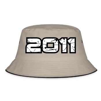 2011 - Bucket Hat - khaki/black - Front