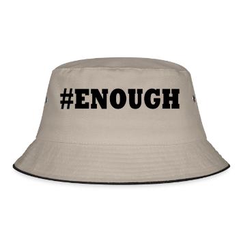 Enough - Bucket Hat - khaki/black - Front