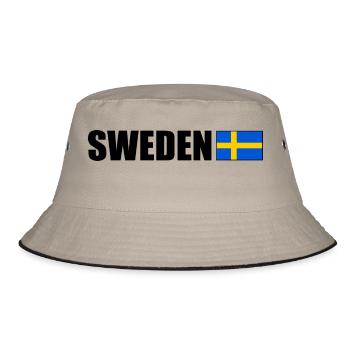 Sweden - Bucket Hat - khaki/black - Front