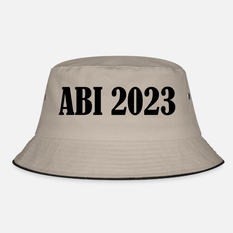 Abi 2023 - Bucket Hat - Khaki/Schwarz