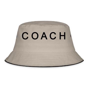 Coach - Bucket Hat - Khaki/Schwarz - Vorne