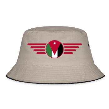 I Love Jordan, Style Design T-Shirt - Bucket Hat - khaki/black - Front