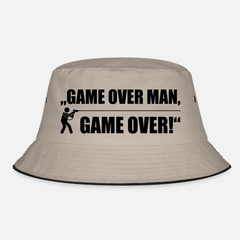 Game over man game over Bucket Hat