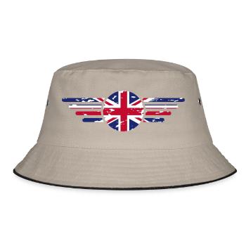 I Love Britain UK, Style Design T-Shirt - Bob - kaki/noir - Devant