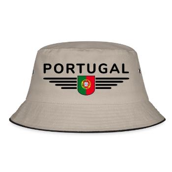 I Love Portugal, conception de tenue de t-shirt - Bob - kaki/noir - Devant